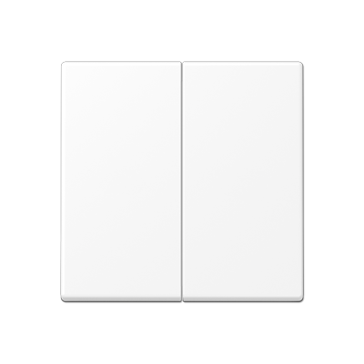 Накладка на клавішний димер димер, біла матова 2-кл. A1702BFWWM фото