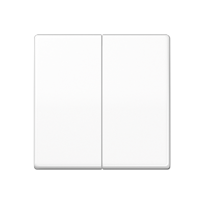 Накладка на клавішний димер димер, біла 2-кл. AS1702WW фото