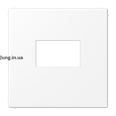 Накладка на розетку зарядного пристрою USB, біла матова LS1969USBWWM фото