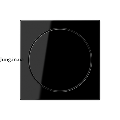 Накладка на димер поворотно-нажимний, чорна A1740SW фото