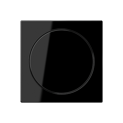 Накладка на димер поворотно-нажимний, чорна A1740SW фото