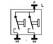 Механізм вимикача простого 2-кл. 1-пол. 505U фото 3