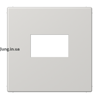 Накладка на розетку зарядного пристрою USB, світло-сірий LS1969USBLG фото