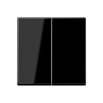 Накладка на клавішний димер димер, чорна 2-кл. A1702SW фото