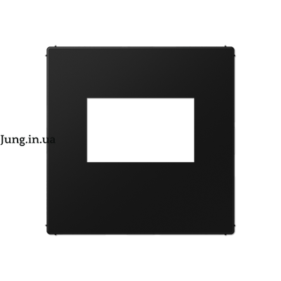Накладка на розетку зарядного пристрою USB, чорна матова A1569USBSWM фото