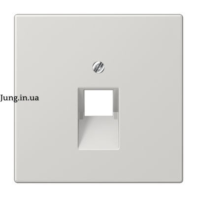 Накладка на комп'ютерну розетку 1-на, світло-сірий LS969-1UALG фото