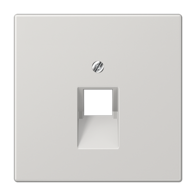 Накладка на комп'ютерну розетку 1-на, світло-сірий LS969-1UALG фото
