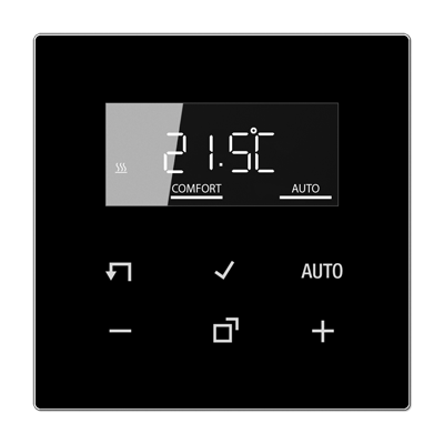 Дисплей кімнатного контролера температури, чорний BTLS1791SW фото