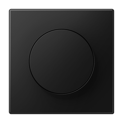 Накладка на димер поворотно-нажимний, чорна матова LS1740SWM фото