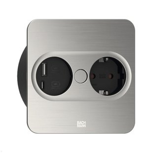 Twist 2 square - 1xSchuko 1xUSB double charger (А\С 22W) 946.005 фото